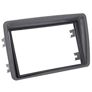 Imagem de KIMISS Substituição de Fáscia de Rádio Estéreo de Carro 2Din para Panda 2003-2012 Painel de Painel e Guarnição, Moldura de Navegação, Controle de Fáscia Estéreo