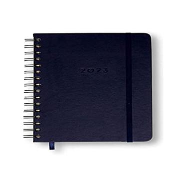 Imagem de Cicero Agenda Planner Wire-o 2023 Clássica Diária A5 Azul, Modelo: 0333