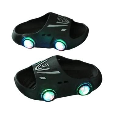 Imagem de Chinelos Luminosos Em Forma De Carro Para Crianças Meninos E Meninas M