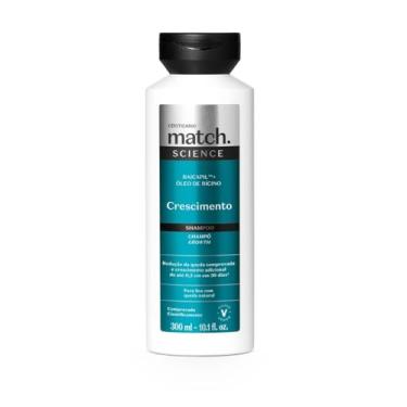 Imagem de Shampoo O Boticário Match Science Crescimento 300ml - Tratamento para Crescimento Capilar e Redução de Queda