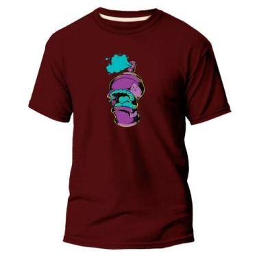 Imagem de Camiseta Básica Algodão Premium Estampa Digital Grafit Spray - Pavesi,
