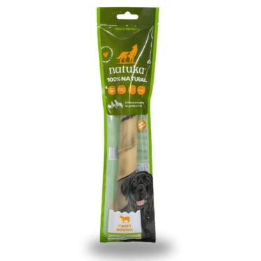 Imagem de Mordedor Mastigável Natuka Twist Bovino Sem Pelos Para Cães