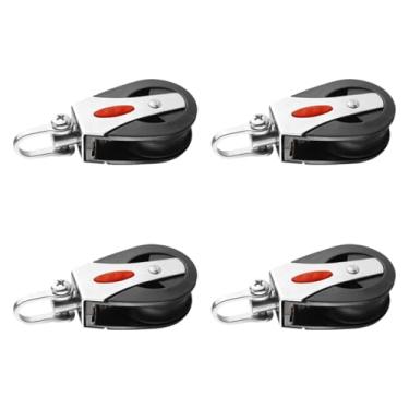 Imagem de YsXoWiui Polia de cabo de aço para acionamento de cabos, acessório de hardware para equipamentos de ginástica e varal de roupas, 4 Peças