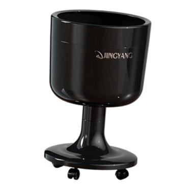 Imagem de Ｂｅｓｇａ Lixeira com Rodas, Grande Capacidade, Design Compacto, Ideal para Cozinha, Quarto E Banheiro, Preto, Tamanho real