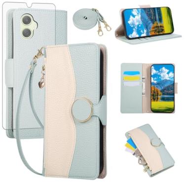 Imagem de Asuwish Capa de telefone para A07/A06 4G/5G PJLZWLLK EUA Azul