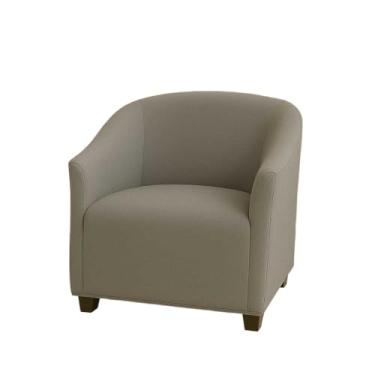 Imagem de Os apoios de braço em forma de ferradura, capa cadeira, são revestidos com gel elástico, o que facilita a instalação e garante sua fixação(CINZA)