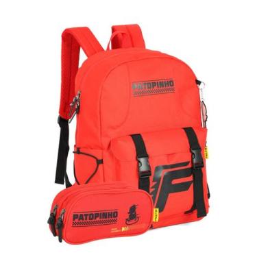 Imagem de Mochila Costas Escolar Free Fire Batalha Real Estojo Duplo - Luxcel