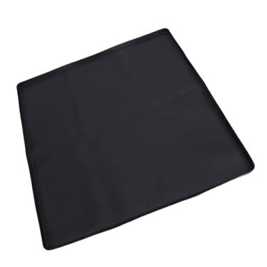 Imagem de Fockety Tapete de Silicone Antiderrapante, Pingadeira Premium para Minigeladeira e Eletrodomésticos Pequenos, Com Bordas Elevadas para Evitar Vazamentos para Máquina de Lavar, Secadora, (Preto)