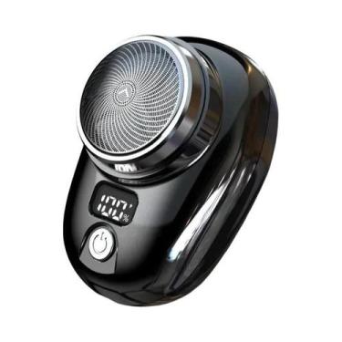 Imagem de Mini Aparelho De Barbear Recarregável USB Com Lâmina Dupla Para Uso Úm