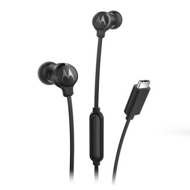 Imagem de Motorola, Earbuds 3C-S, Conexão USB-C, Fone de Ouvido com Microfone, Preto
