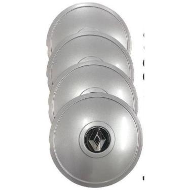 Imagem de Calotas Miollo P Sandero Aro 14 2007/2013 Tradicional Prata