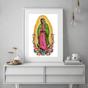 Imagem de Quadro Decorativo Nossa Senhora De Guadalupe - 60X48Cm