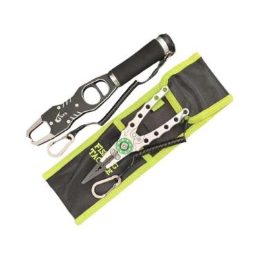 Imagem de Alicate De Pesca ANFS Com Escala E Fecho De Segurança De 40 Libras - F