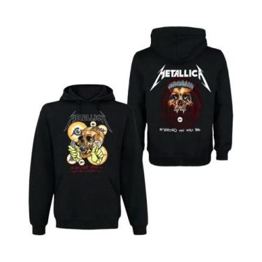 Imagem de Moletom Masculino Com Capuz METALLICA Band Rock Dark Wind, Confortável