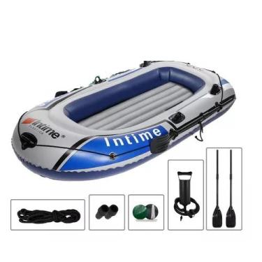 Imagem de Bote Inflável 2 Pessoas Com 2 Remos e Bomba de Ar Completo - Yeet