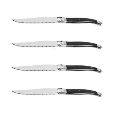 Imagem de Conjunto De Facas De Carne Em Aço Inoxidável Com Lâmina Serrilhada Par