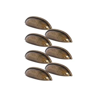 Imagem de Puxador Concha Puxador Armario Gaveta Colonial Moveis Retro (7, Ouro Envelhecido)