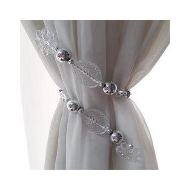 Imagem de Abraçadeira de cortina em pedraria Prendedor para cortina - Keharmonia