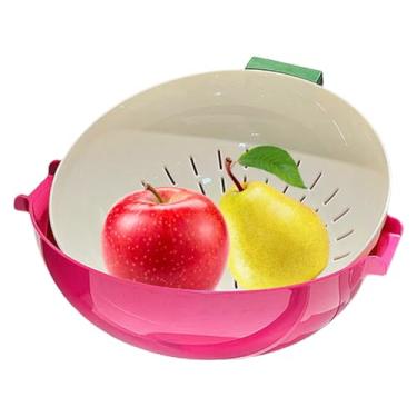 Imagem de Cesta de lavagem de vegetais, tigela de lavagem de frutas com filtro, escorredor de ferramentas de limpeza, de utensílios de cozinha para acessórios de cozinha, acampamento, piquenique