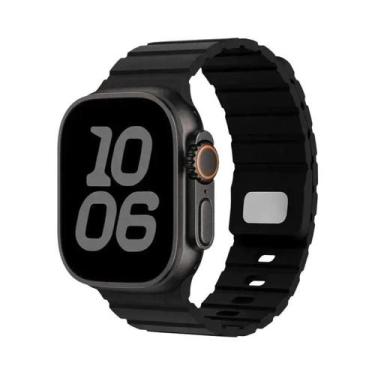 Imagem de Pulseira Magnética De Silicone 46mm 45mm 44mm 41mm 42mm 40mm Para Appl