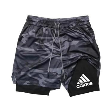 Imagem de Shorts Esportivos Masculinos De Compressão De Secagem Rápida Para Corr