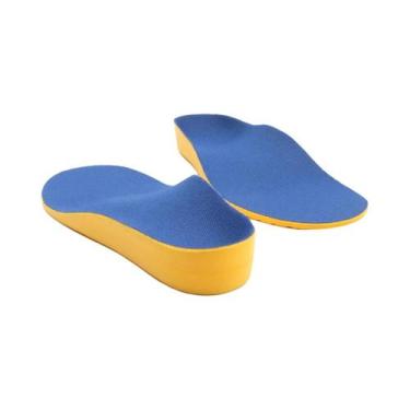 Imagem de Palmilhas Ortopédicas Infantis Com Suporte De Arco Para Correção De Pé