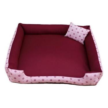Imagem de Cama Grande Cachorro Grande 95x95 Com Ziper 100% Lavável - - Gv Enxova