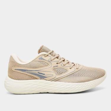 Imagem de Tênis Rainha Star Feminino, Bege, Azul, 40