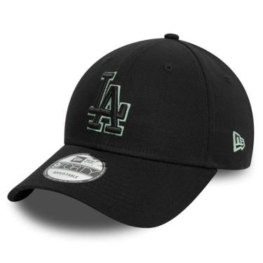Imagem de Boné New Era 9FORTY Los Angeles Dodgers MLB Outline Preto-Unissex