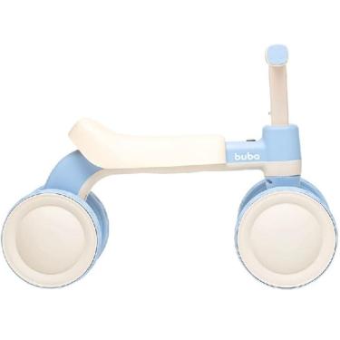 Imagem de Bicicleta de Equilibrio Buba 4 Rodas com Som sem Pedal COR Azul