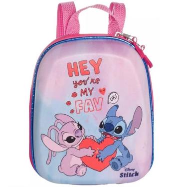 Imagem de Mochila Infantil STITCH e ANGEL