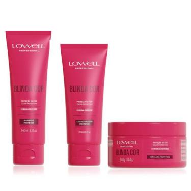 Imagem de Lowell Blinda Cor Shampoo Condicionador e Mascara 240g