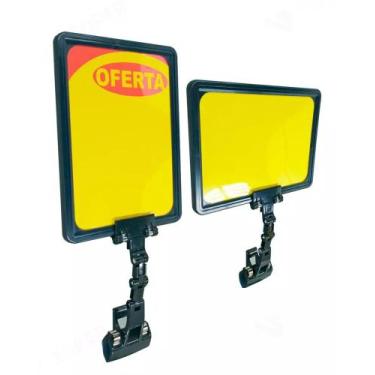 Imagem de Kit 10un Expositores De Cartaz A5 Robozinho Com Moldura E Proteção - V