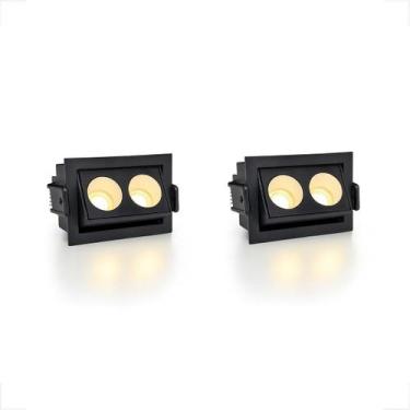 Imagem de 2 Mini Balizador Led Downlight Pontual Direcionável Bet95 - Acende A L