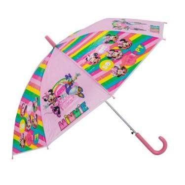 Imagem de Guarda Chuva Sombrinha Minnie Infantil Criança - Brizi