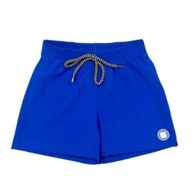 Imagem de Bermuda Tactel Lisa Premium - Fofotinhos, Azul bic 22, 3