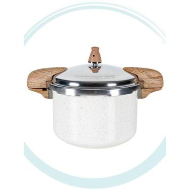 Imagem de Panela de Pressão Indução Brinox Pressure Antiaderente Ceramic Life 5,