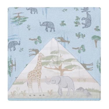 Imagem de Toalha De Banho Bebê  Infantil Felpuda Com Capuz Africa Papi