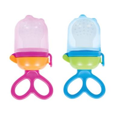 Imagem de Porta Frutinha Alimentadora Silicone Rosa Buba
