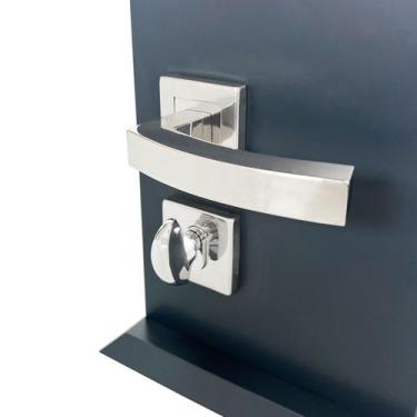 Imagem de Fechadura De Porta Banheiro Polida 55mm Safe ABNT - DECORPLACE