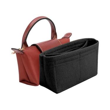 Imagem de Organizador De Bolsa Longchamp Mini Em Feltro, Forro Para Bolsa, Acess