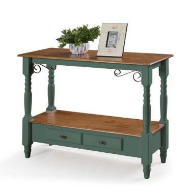 Imagem de Aparador para Sala Pés Torneados 2 Gavetas Inferiores 1028 Linz Móveis