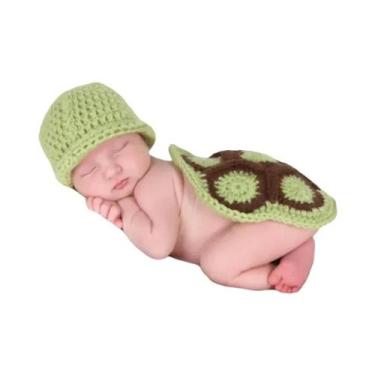 Imagem de Fantasia De Crochê Para Bebês Recém-nascidos, Adereços Para Fotografia