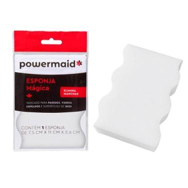 Imagem de Esponja Mágica Bucha Melamina Tira Manchas Limpeza - Powermaid