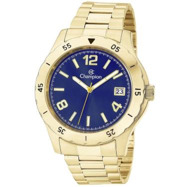 Imagem de Relógio Champion Masculino Ref: Ca31239a Casual Aço Dourado