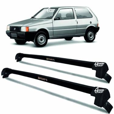 Imagem de Rack Teto Aluminio Prime Fiat Uno 2pts 84/ 95  Preto PR112