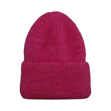 Imagem de Chapéu De Inverno Feminino, Gorro Quente De Pele De Coelho Real, Gorro