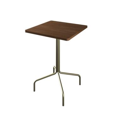 Imagem de Mesa Bistrô Quadrada Barcelona 80cm Nogueira