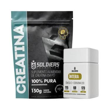 Imagem de Kit Creatina 150g Ômega 3 Com Coenzima Q10 Soldiers Nutrition