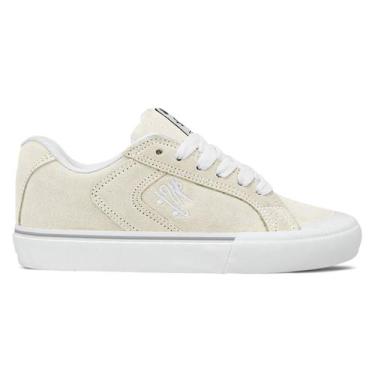 Imagem de Tênis Qix Unissex Camurça Chorão Park Branco  Branco, Branco, 41